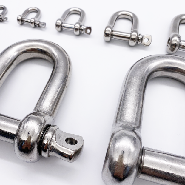 Straight schackle - Stainless steel