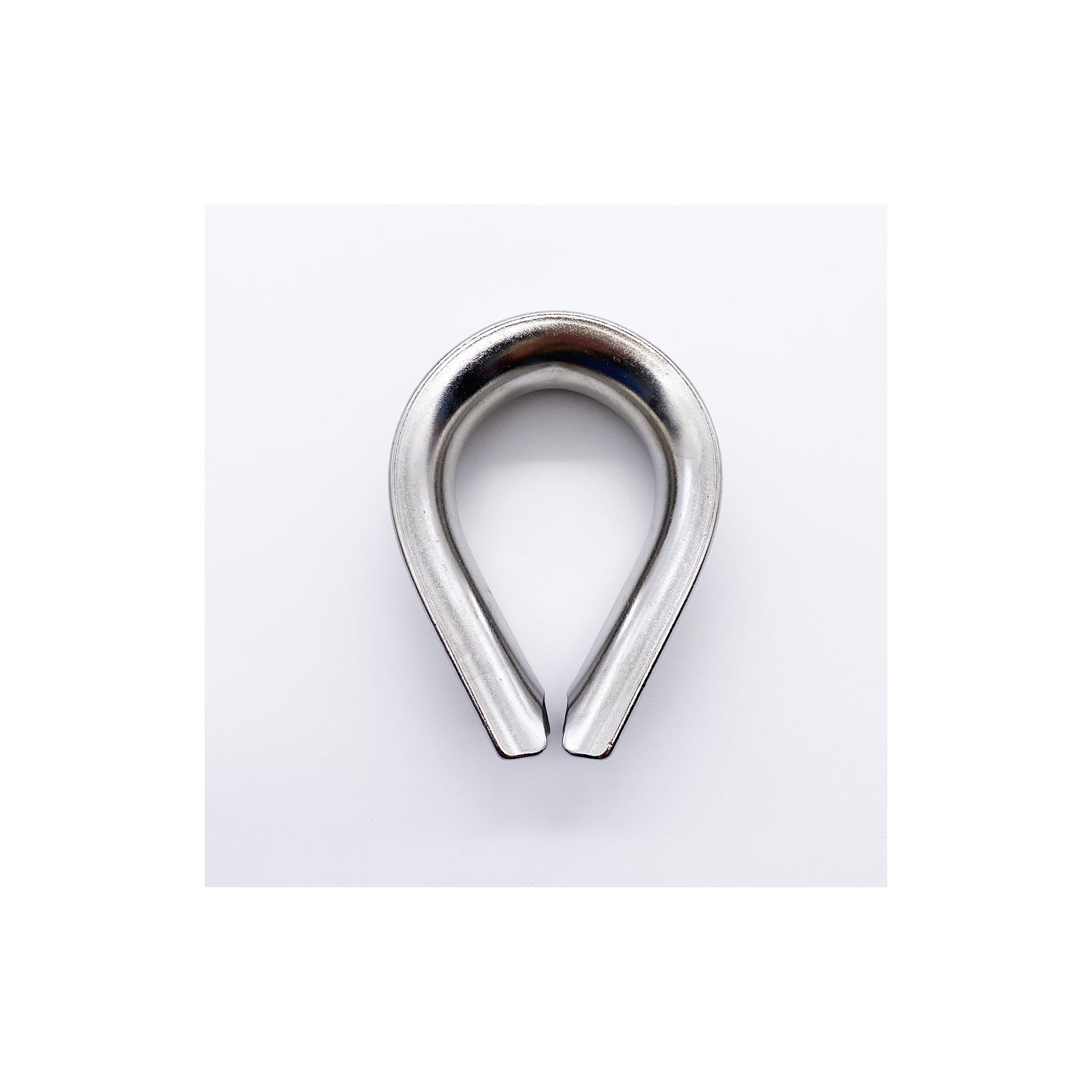 Cosse Cœur Inox Pour Câble Ø 2 Mm – Manille Cœur Acier Inoxydable – 7 × 10 Mm