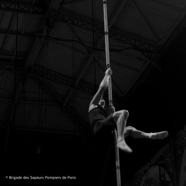 Indoor climbing rope