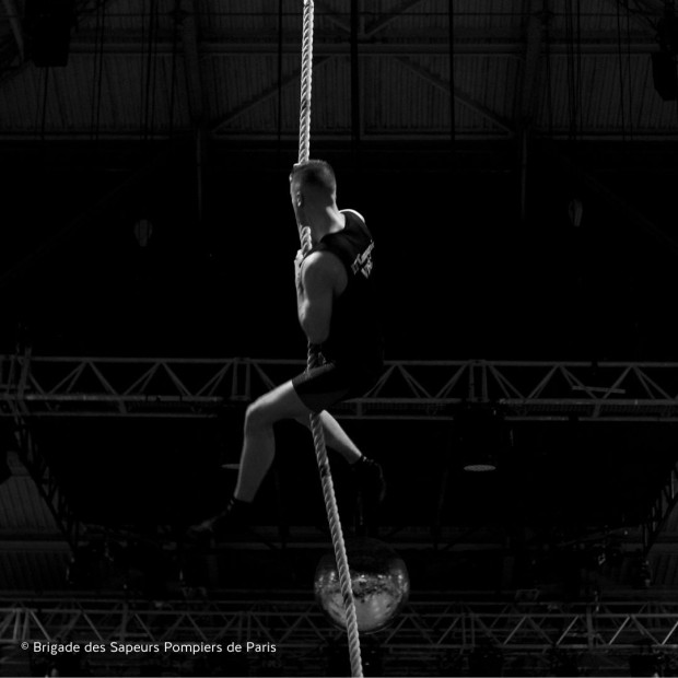 Indoor climbing rope