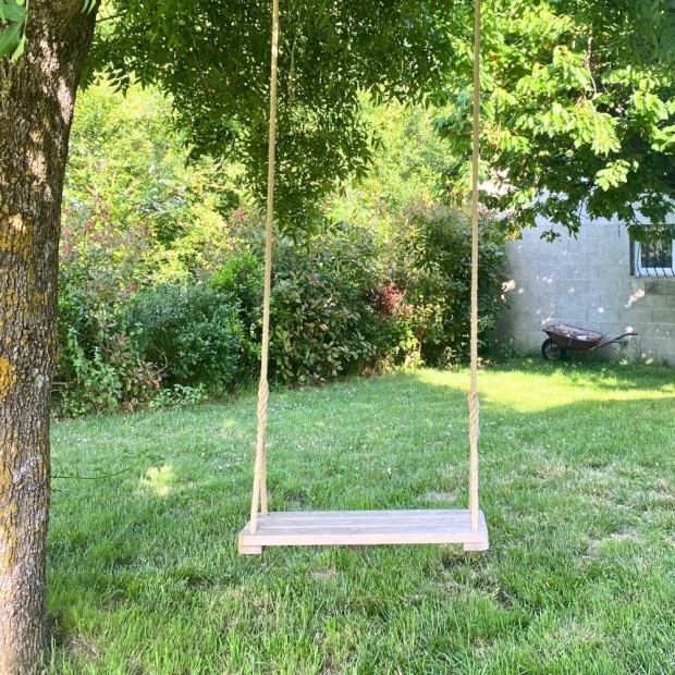 Wooden swing