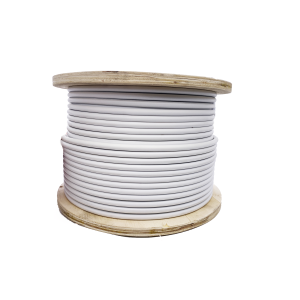 Cable de acero inoxidable recubierto de PVC blanco