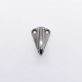 Moschettone in acciaio inox platinato - Per rete