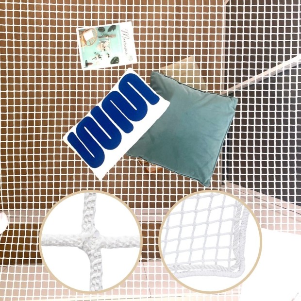 Hammock floor net - Pentagon with 3 right angles