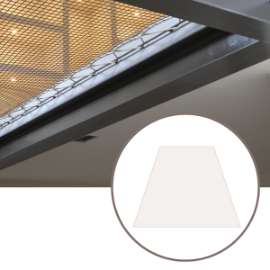 Hammock floor net - Isoceles trapezoid
