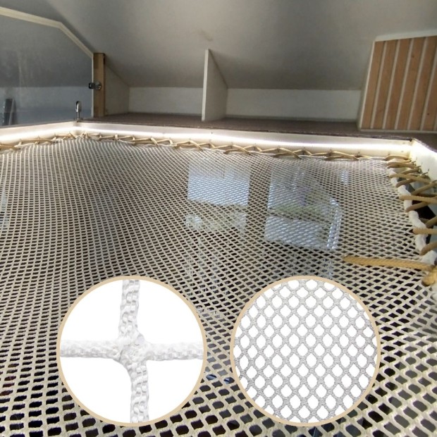 Hammock floor net - Isoceles trapezoid