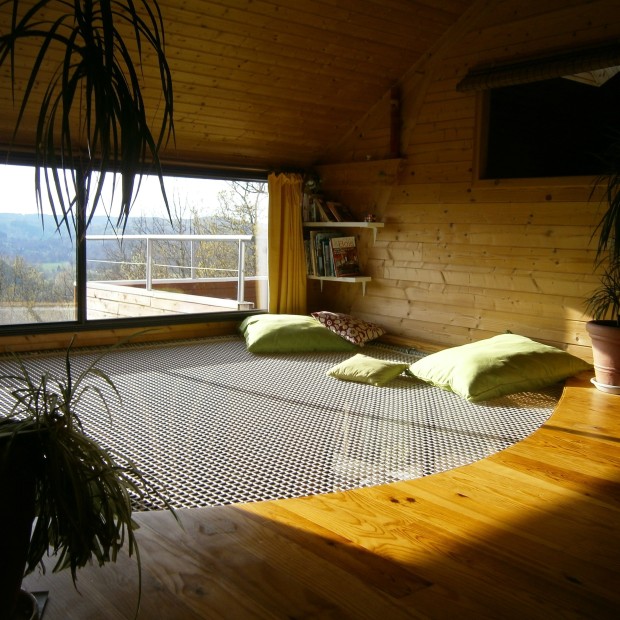 Red para altillo - Pentágono con 3 ángulos rectos