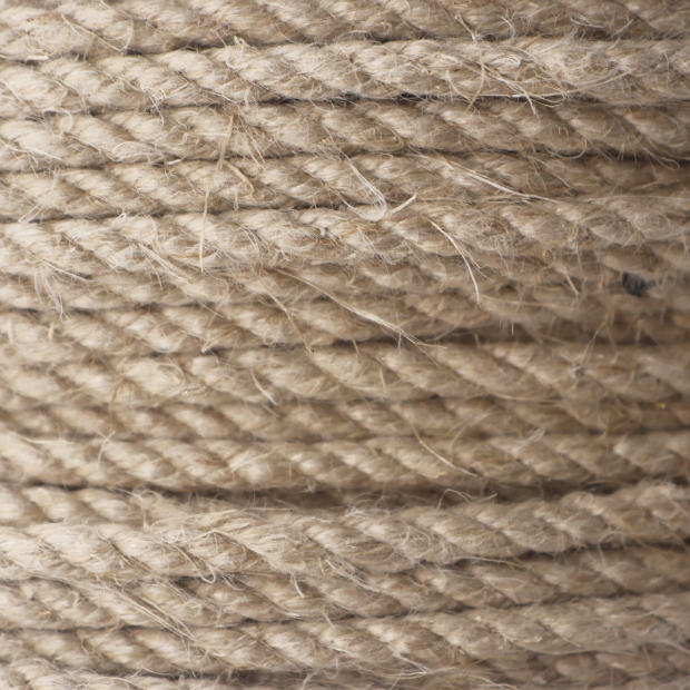 Unpolished hemp rope