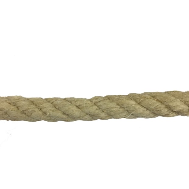 Corde chanvre naturel 26mm au mètre