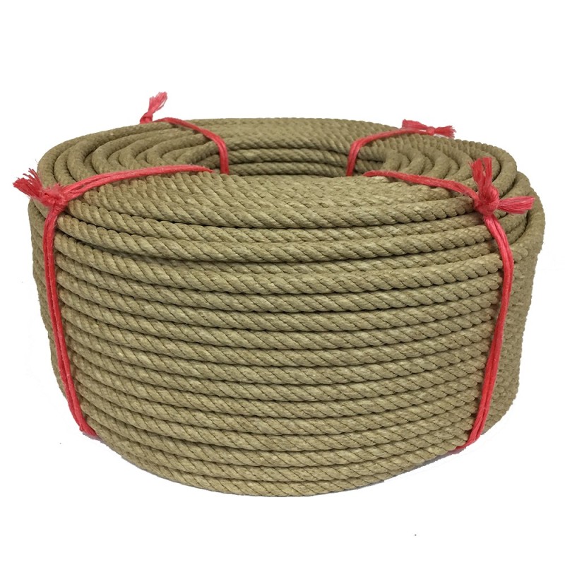 Natural Polished Hemp Twine and Strings Made in France