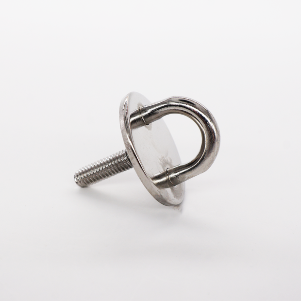 Round platinum bridge + threaded rod - Stainless steel