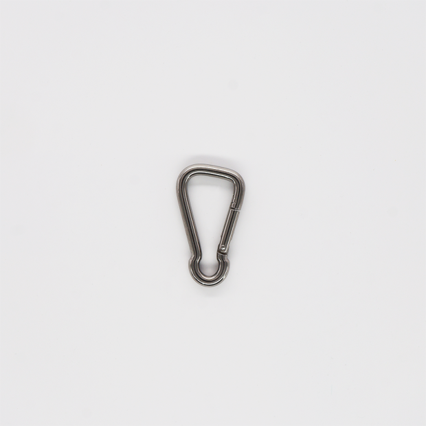 Asymmetrical carabiner – Stainless steel