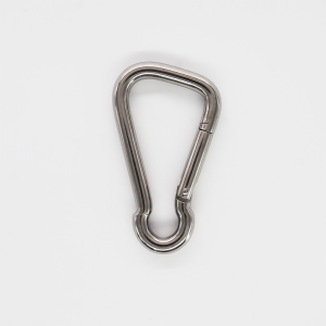 Asymmetrical carabiner – Stainless steel