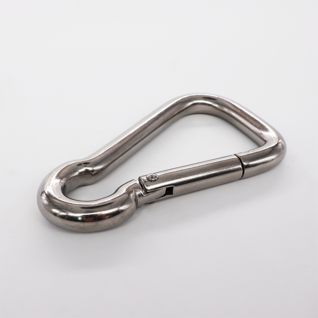 Asymmetrical carabiner – Stainless steel