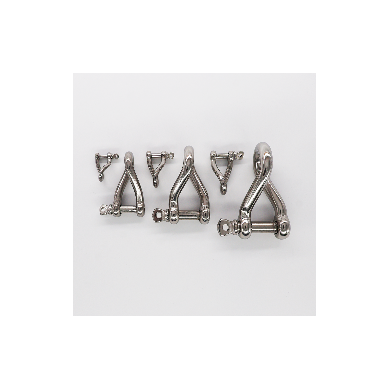 Lot De 4 Manilles Torse Inox A4 – Axe Libre 4 Mm, Marque FP INOX