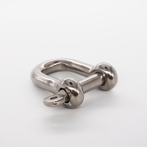 Straight shackle with captive pin - Stainless steel