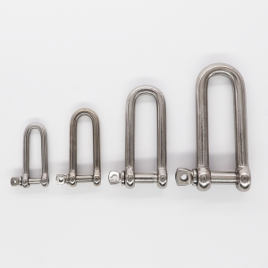 Long straight shackle - Stainless steel