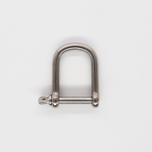Wide straight shackle - Stainless steel