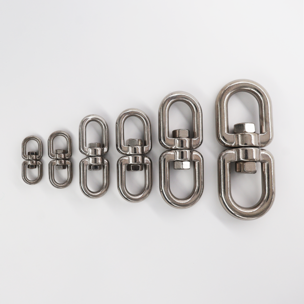 Eye/eye swivel - Stainless steel