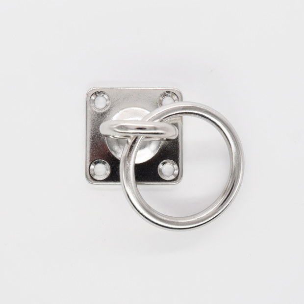 Placca per occhiello e anello - Acciaio inox A2