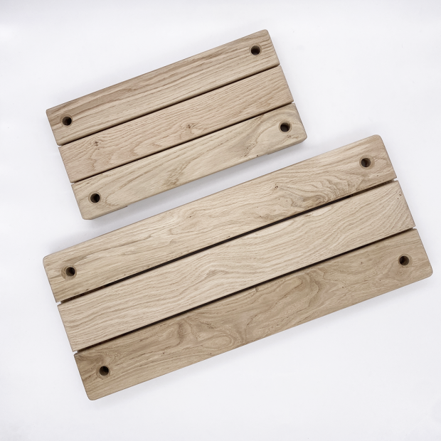 Asiento de columpio de castaño