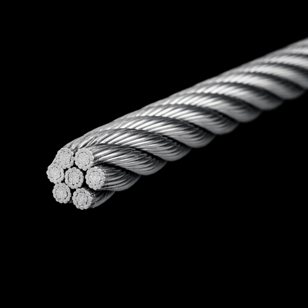 Câble acier inox extra souple - 7x19