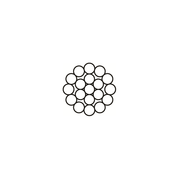 Starres Edelstahlseil – 1 × 19
