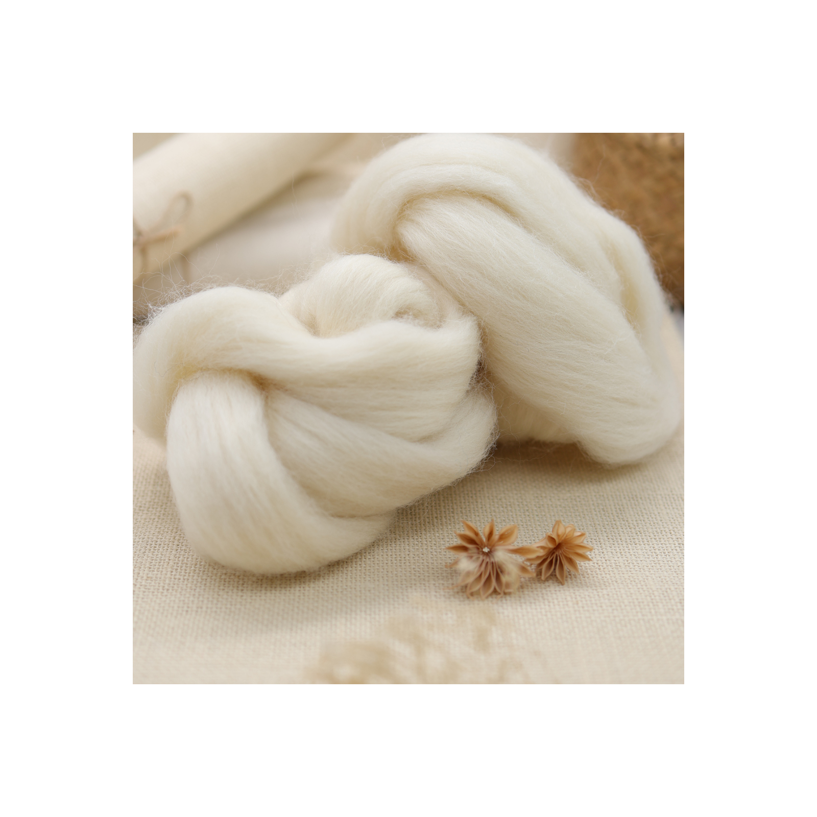 Semitort Roving Merino wool roving