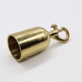 Karabiner-Seilendstück – lackiertes Messing