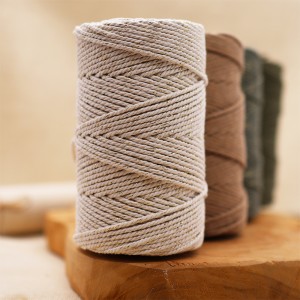 Algodón macramé trenzado - Reciclado