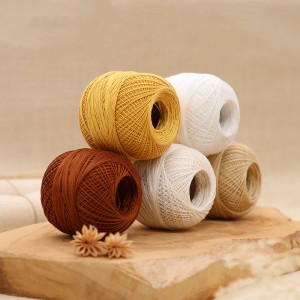 Mercerised cotton yarn