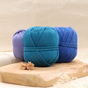 Twisted macramé cotton 100 m – Handcrafted