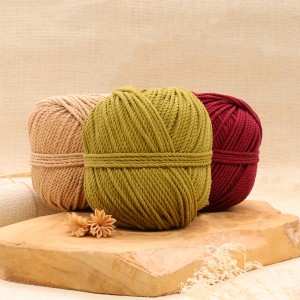 Coton macramé torsadé 100m - Artisanal