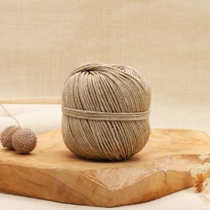 Ficelle lin poli coloré - Artisanal
