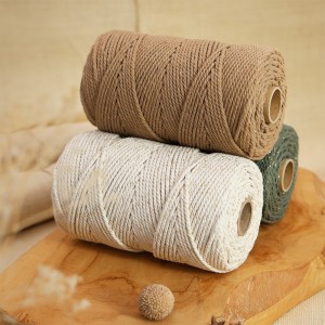 Macrame cotton rope - Recycled