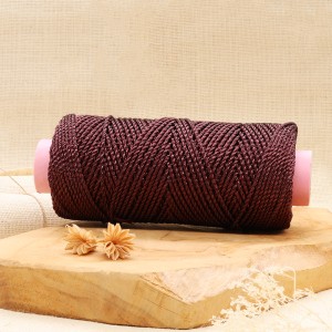 Cuerda metálica macramé