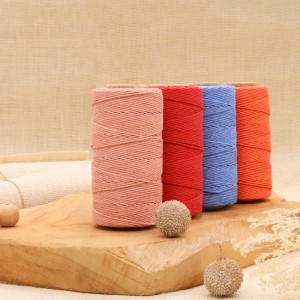 Spago di cotone lucidato