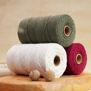 Coton macramé peigné - Recyclé