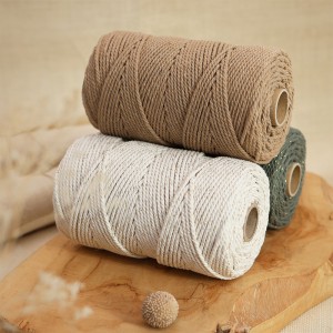 Macrame cotton rope - Recycled