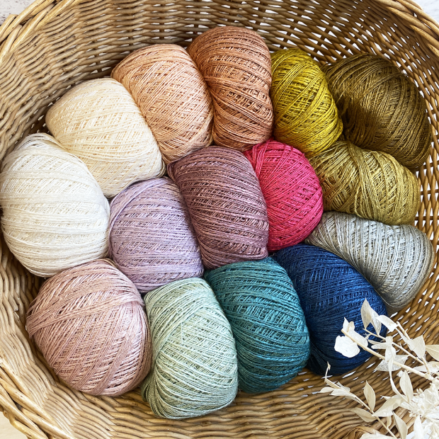 Slub linen yarn
