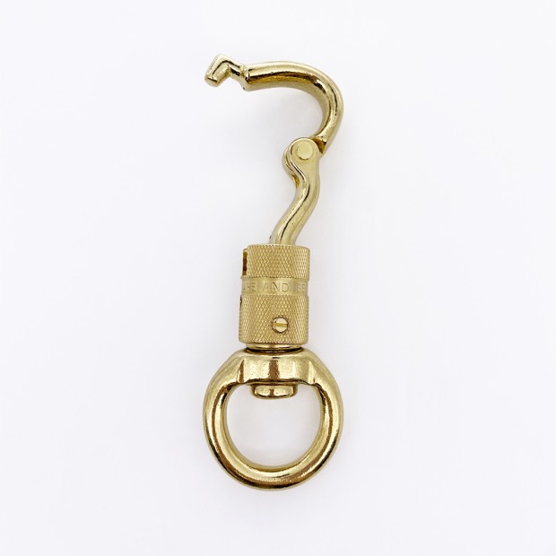 Panik-Karabiner aus Messing