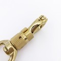 Panik-Karabiner aus Messing