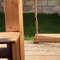 Columpio de madera