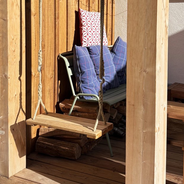 Altalena in legno