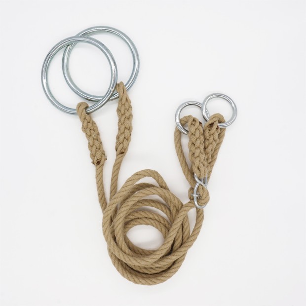 Rope gymnastic ring