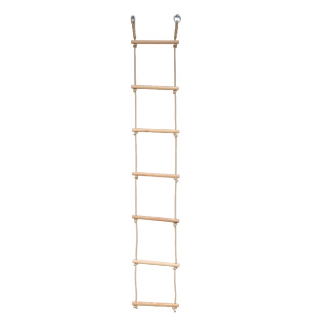 Wooden rope ladder