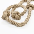 Knotted climbing rope - Natural hemp
