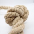 Knotted climbing rope - Natural hemp