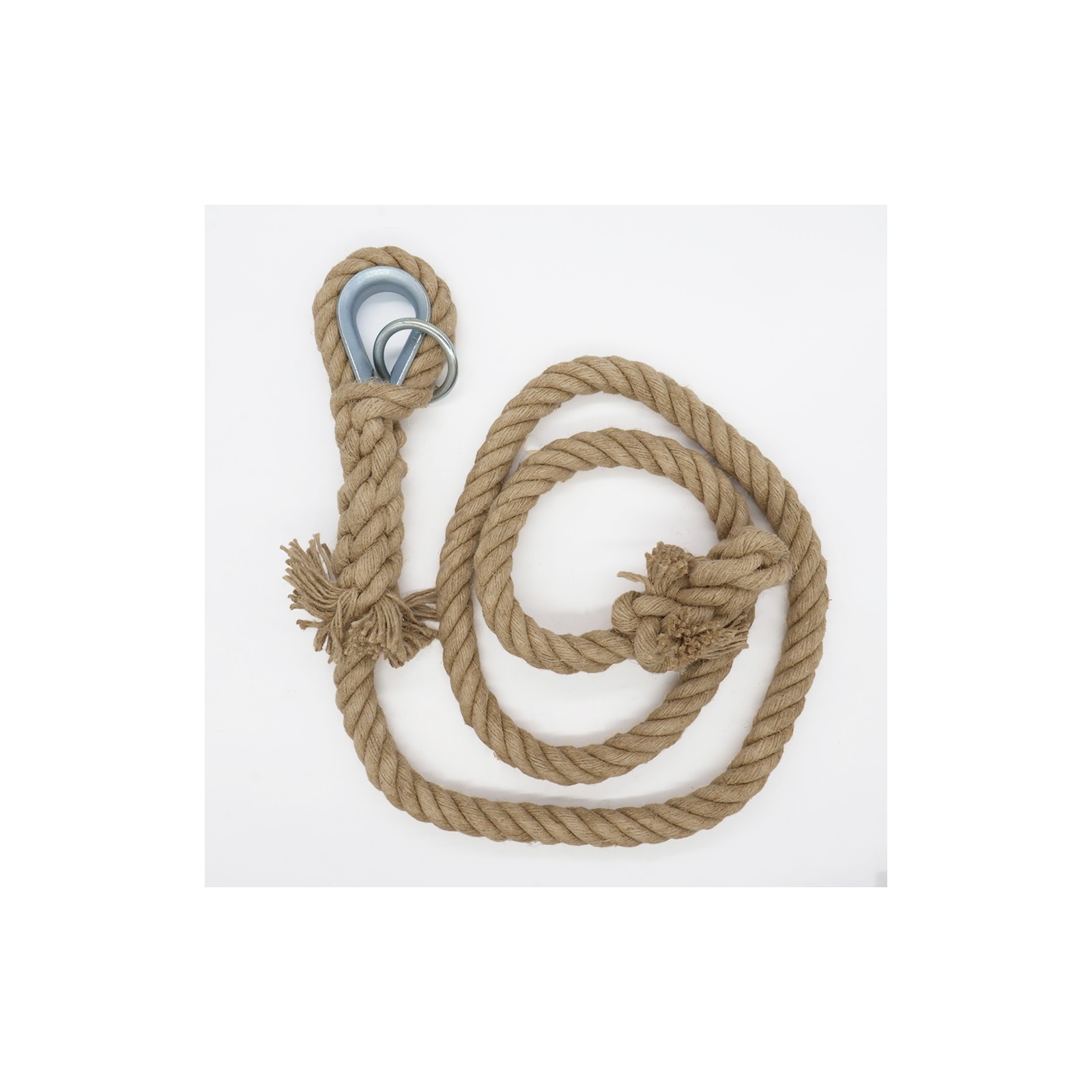 Corde Tressée Chanvre 26mm Grimper Battus Fonctionnel Crossfit Boxe Décoration