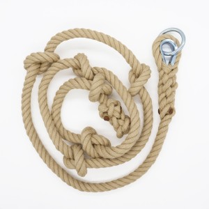 Knotted climbing rope - Synthetic hemp